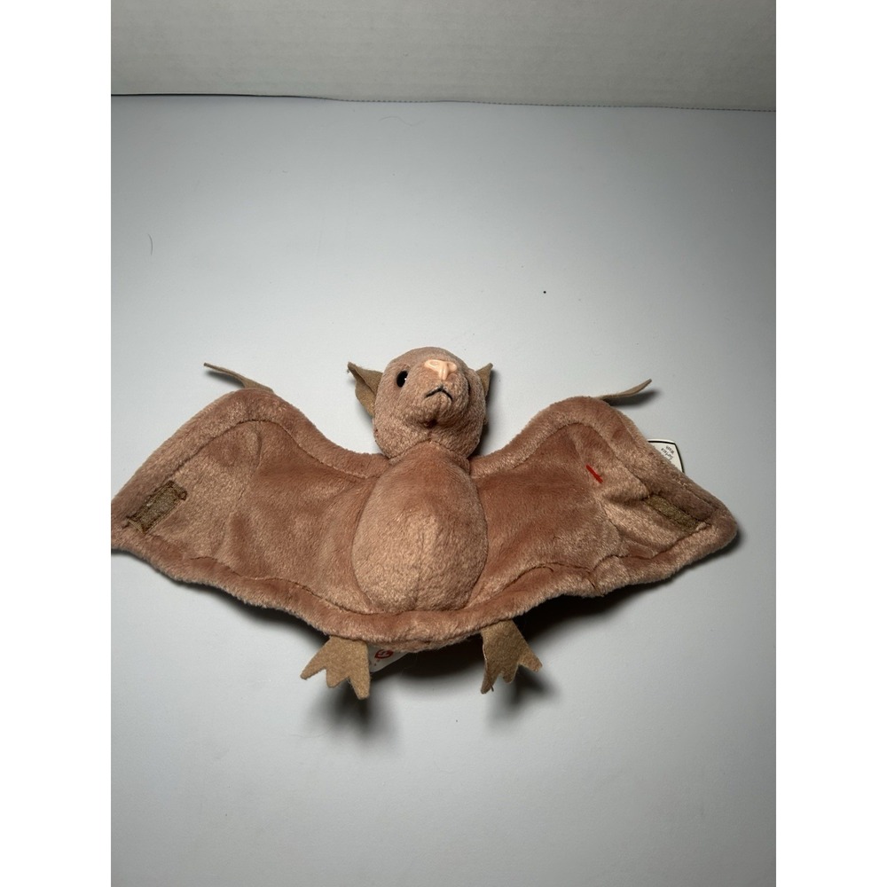 RARE 1996 Ty Beanie Babies "Batty" the Brown Bat with tag - Picture 8 of 10
